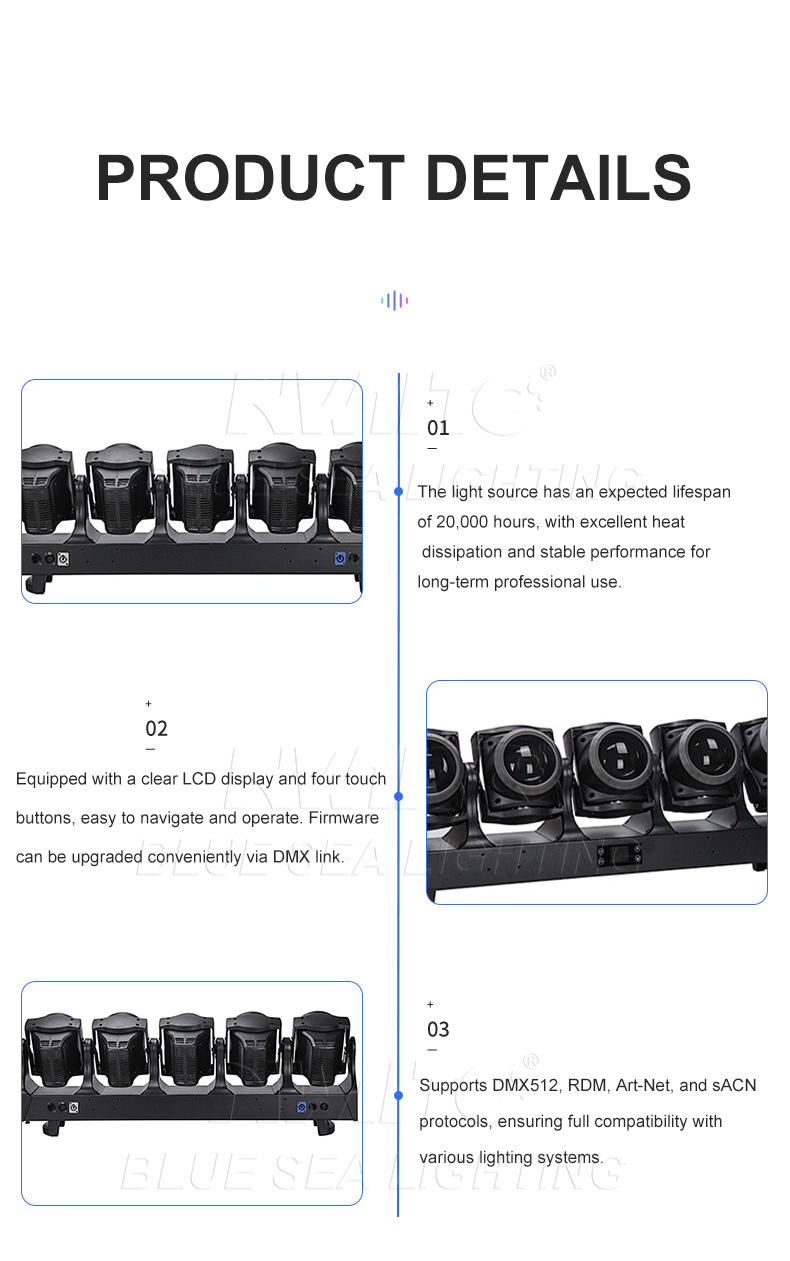Blue Sea Lighting 5x120W Moving Head