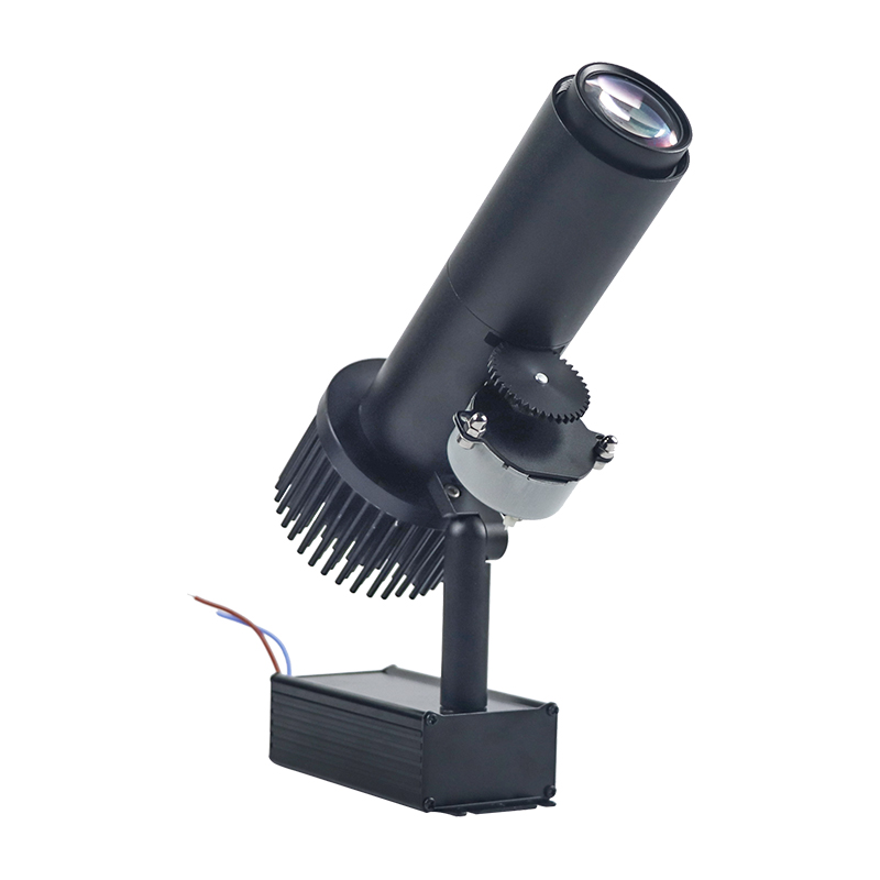 O-5 25W Moving LED Gobo Projector – HD Custom Logo Light for Christmas, Halloween & New Year Events
