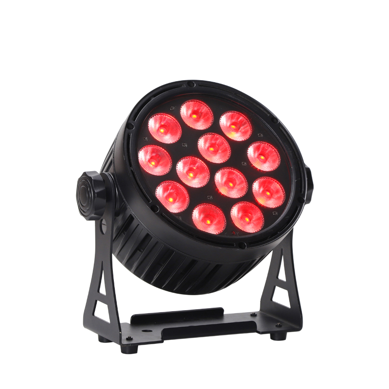 Outdoor  12x18W  RGBWA UV 6in1 LED Par Can Light Aluminum Body DMX512 Control