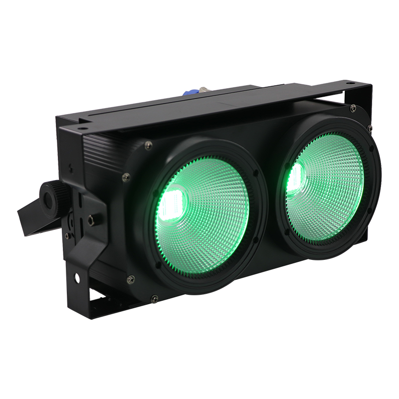 2x100W RGB 3-in-1 LED COB Audience Spotlight