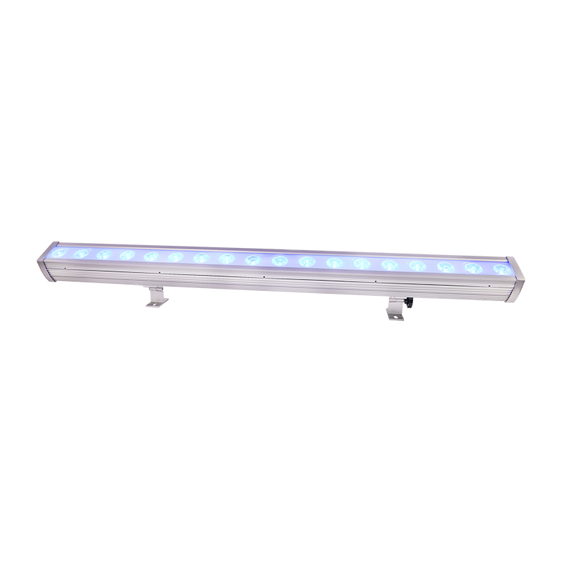 18X3W RGB 3in1 Indoor LED Bar Aluminum Pixel Control DMX Linear Light Background LED Wall Washer Light