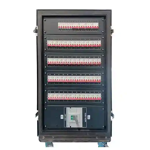 6 chs Edsion110V+4 chs L21-30 220V+8chs 19pin Socapex output Camlock plug in and out Power Distribution