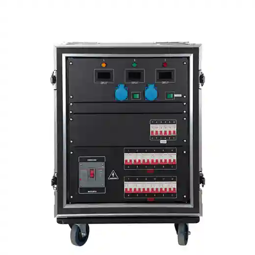 6chs Edsion110V+12chs L14-30 220V Output Camlock plug in and out Power Distribution