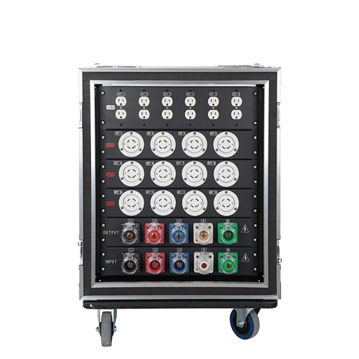 6chs Edsion110V+12chs L14-30 220V Output Camlock plug in and out Power Distribution