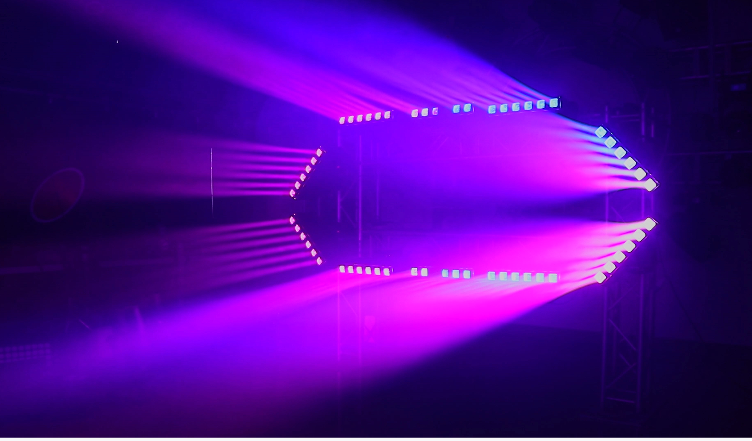 6pcs 40w Zoom Pixel Beam Wash Bar LED Moving Head Light