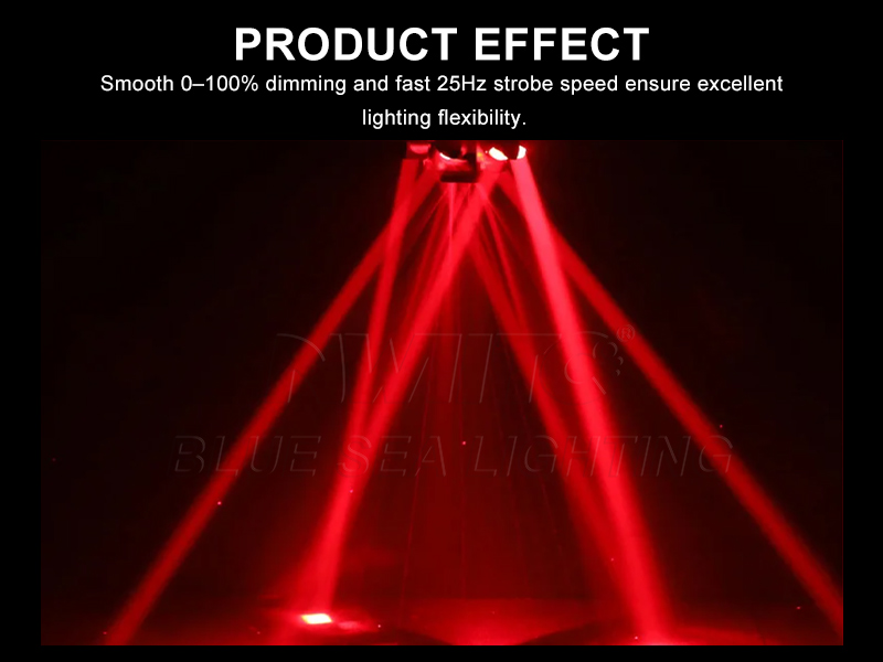 Moving Head Light 0-100% Smooth Dimming