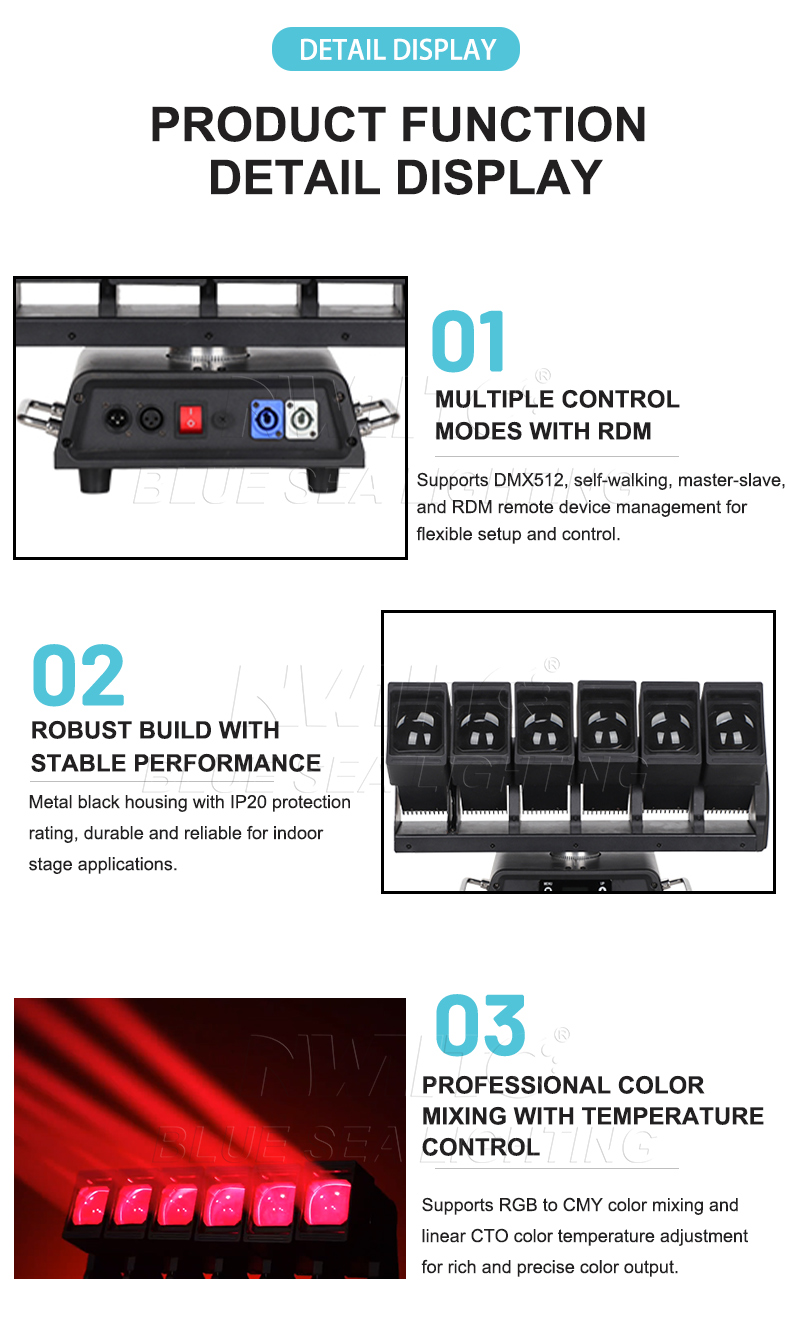 led pixel beam moving bar light