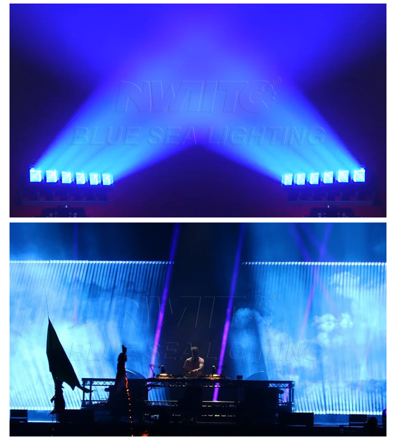 6×60w led pixel beam moving bar light