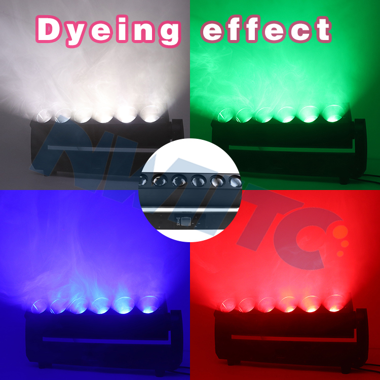 6x40W LED Beam Moving Head Light with Pixel Control for DJ Wedding Party Events