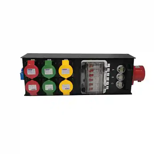 7 Road 16A Waterproof Output Power Distributor In Rectangle Shape