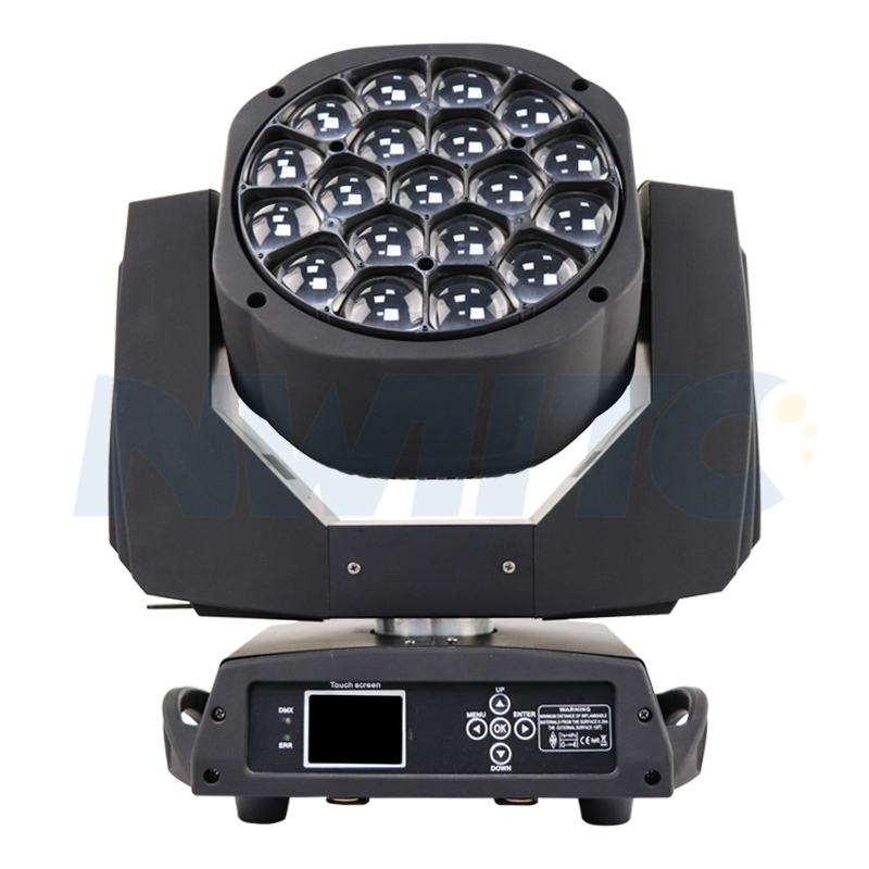 K10 19x15W Beam Wash Zoom B Bee Eye LED Moving Head Stage Light With DJ Disco