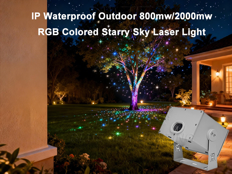 IP65 waterproof outdoor RGB starry sky laser light