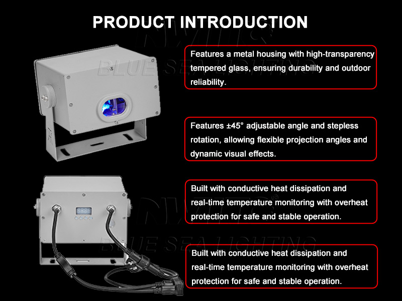 Waterproof starry sky laser light for outdoor holiday display