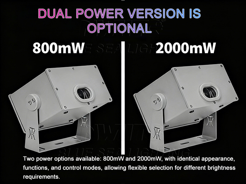 800mW RGB starry sky laser light for patio and yard