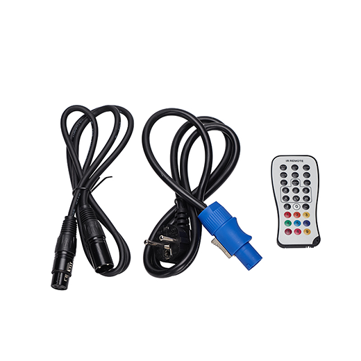 9×18W RGBWA+UV 6-in-1 Wireless Battery LED Mast Stand Light