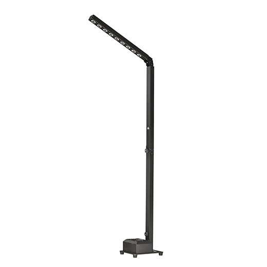 9×18W RGBWA+UV 6-in-1 Wireless Battery LED Mast Stand Light