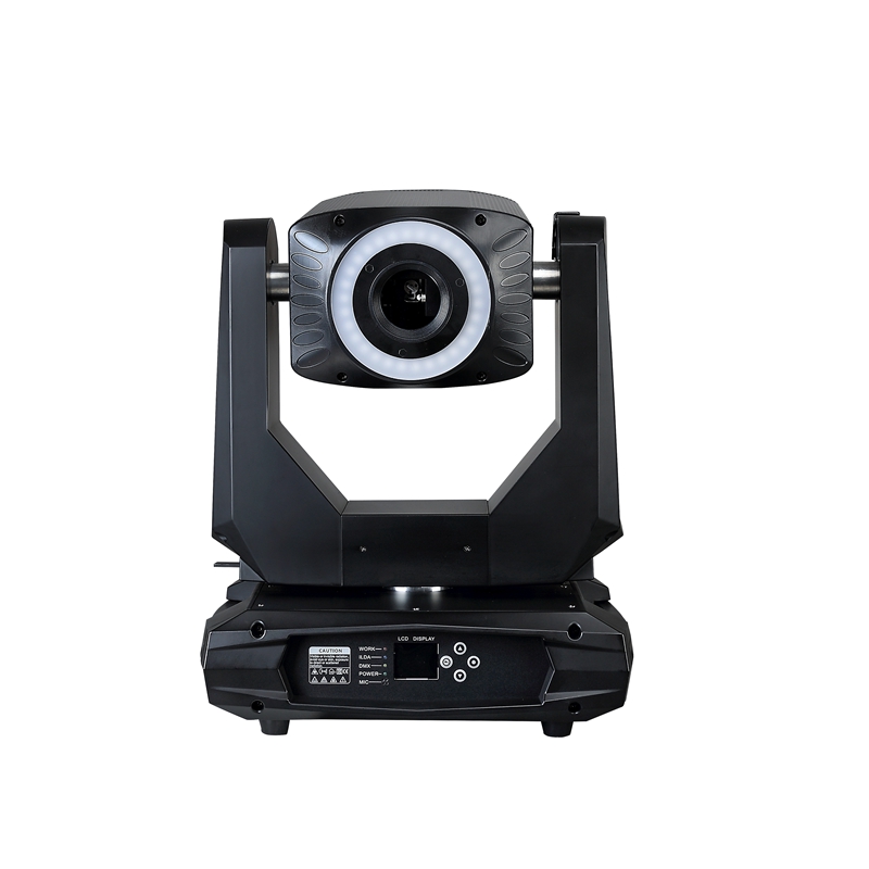 DJ Disco halo Ring 6w Animation RGB 3in1 Moving Head Laser Light