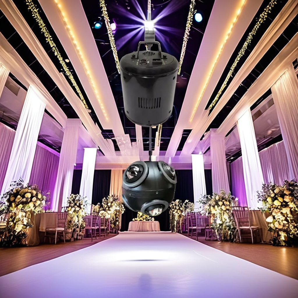 K-2 DJ Club Disco Night Club Wedding 3m Height Rgb Lifting Kinetic Ball LED Football Stage Lights