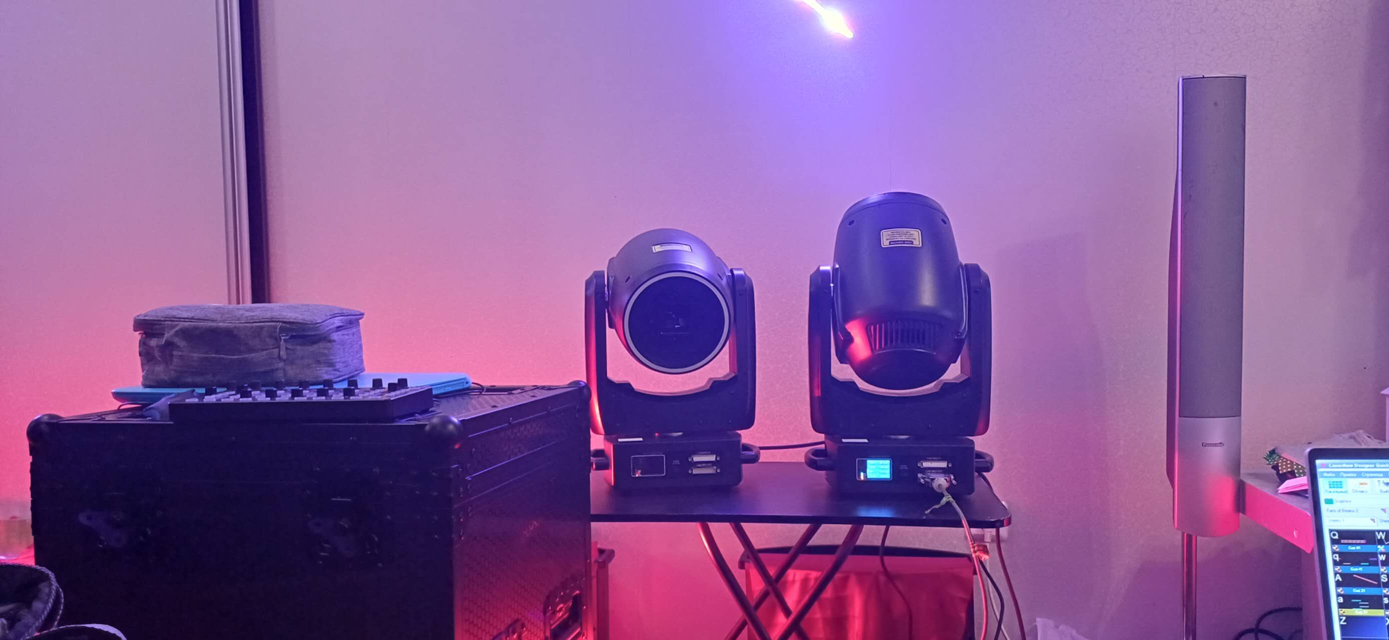 Russian Customer Praise: Two 15W RGB Animation Moving Head Laser Lights ...