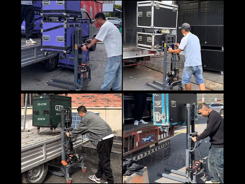 Event production portable forklift