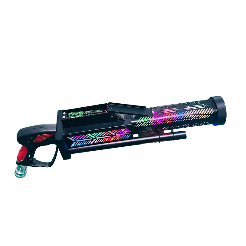 BLUE SEA LIGHTING Portable Wireless LED CO₂ FX Cannon – Battery Powered Stage Effect Gun