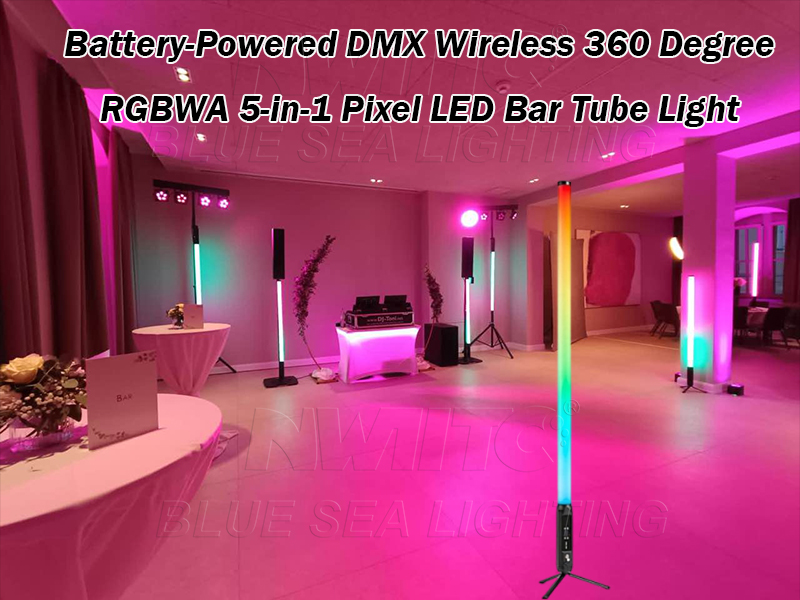 Wireless RGBWA 5in1 Pixel LED Tube Light