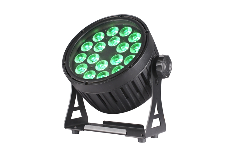 Outdoor Wedding DJ 18x18w RGBWA UV 6in1 LED Par Can for Landscape Bars Weddings Disco Nights Application