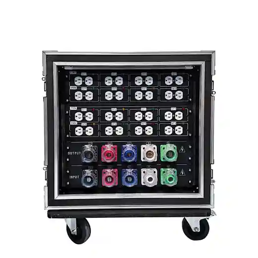 Camlock Power Distribution Box with 16x 20A American Edison Outputs