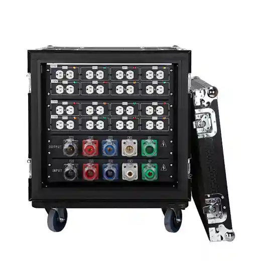 Camlock Power Distribution Box with 16x 20A American Edison Outputs