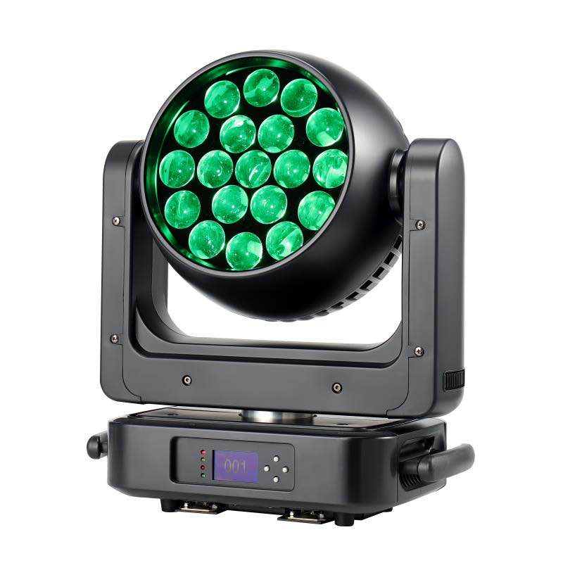 19x25W RGBW 4in1 Moving Head Light LED Beam Wash Zoom Effect Stage Lights Architectural Lighting