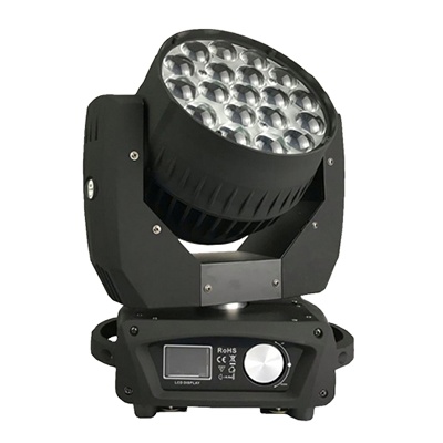 MAC Aura 19x15W RGBW 4in1 Zoom LED Moving Head Light for Disco DJ with Theme Park Application