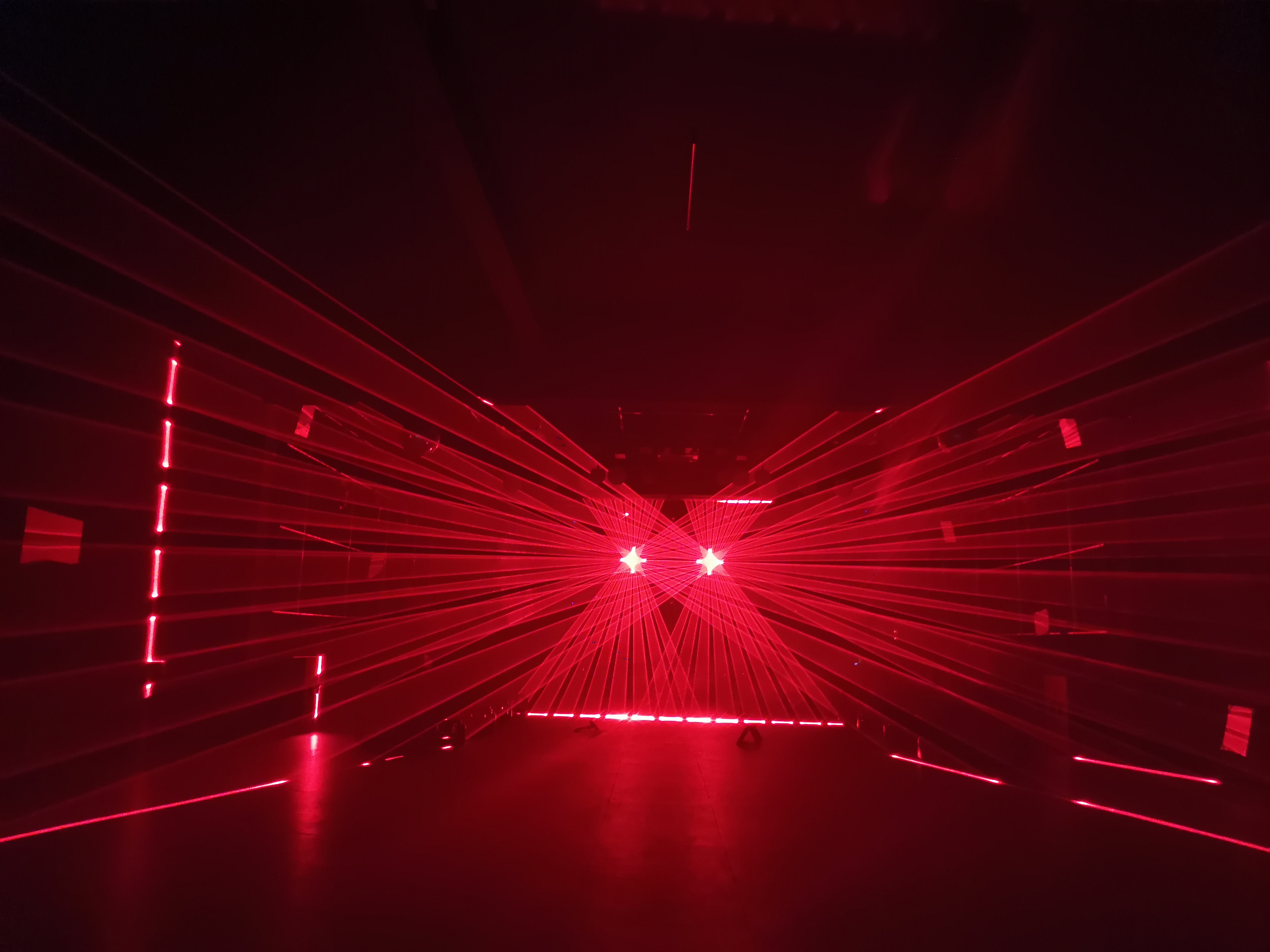 Bar Club Dj Disco Show 20W RGB Full Color Magic Cube Laser Light