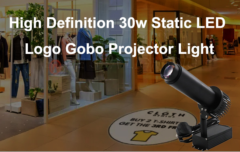 High Definition 30W LED Logo Projector Light