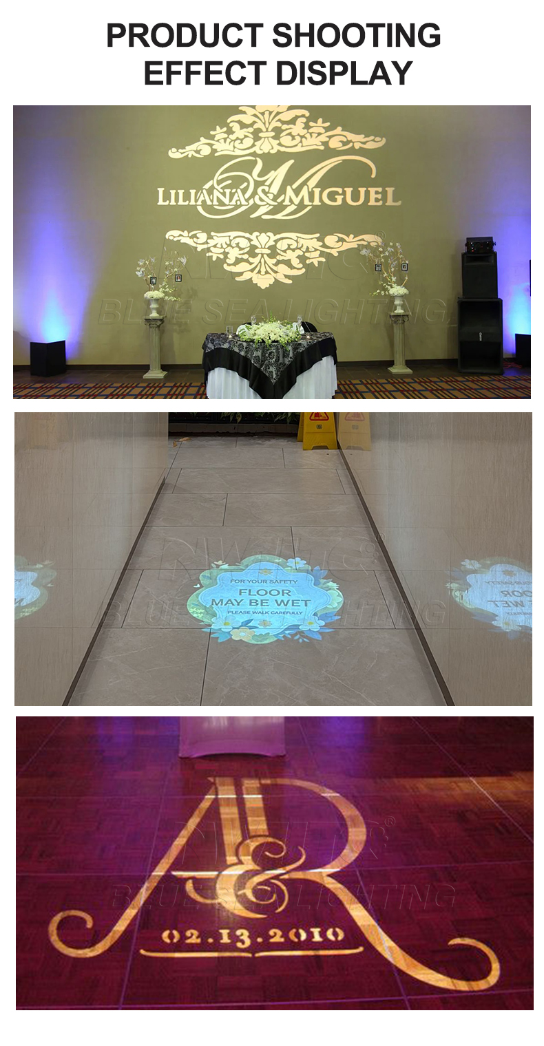 HD 30W LED Logo Gobo Projector 22x10x27cm