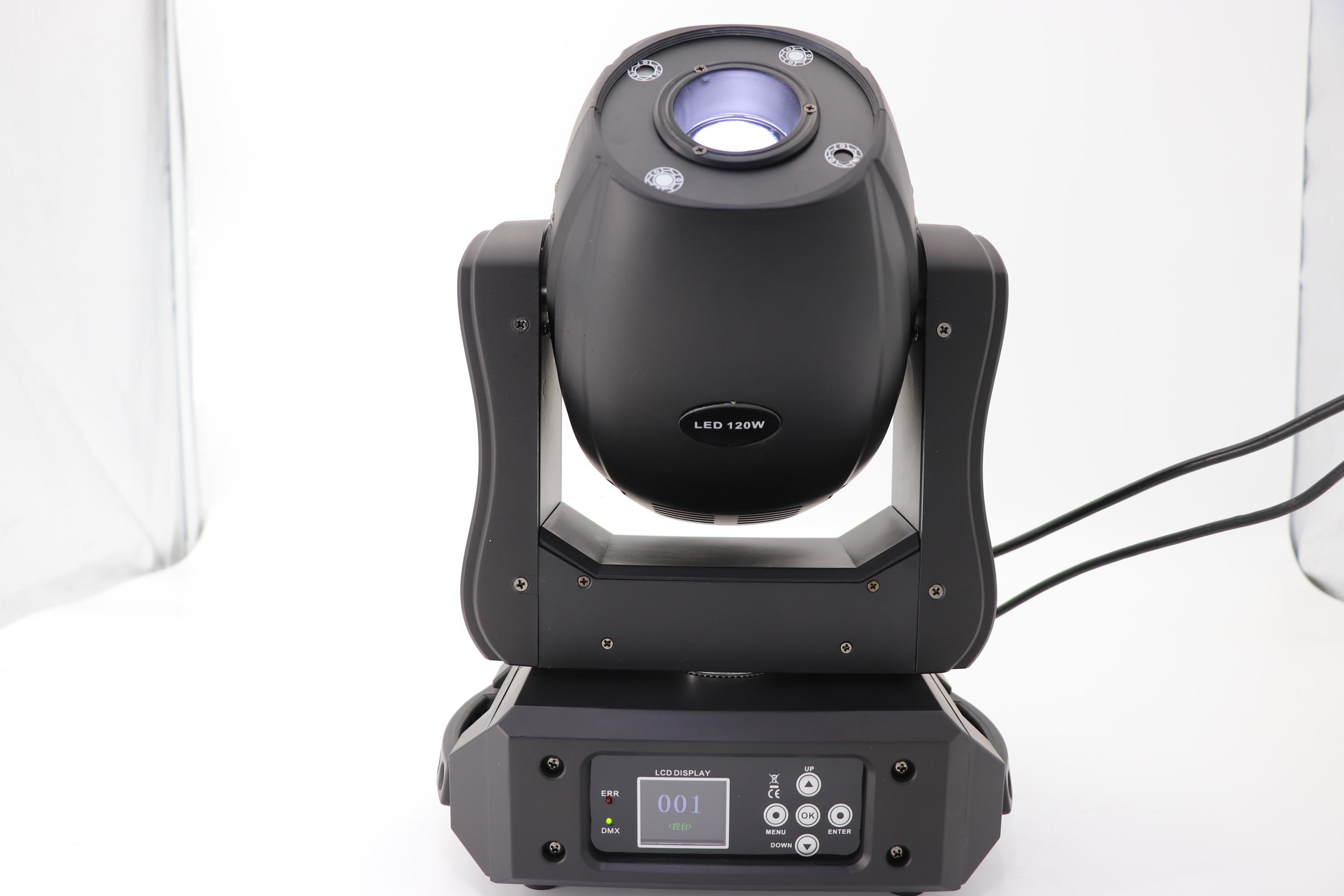 L-84 120W LED Moving Head Light with Red & Green Laser – Spot Effect for DJ, Disco, Party & Bar Stage Lighting