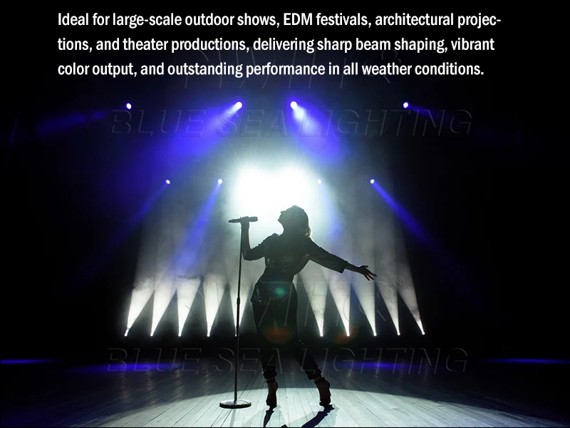 High CRI 300W Warm White Stage Profile Light