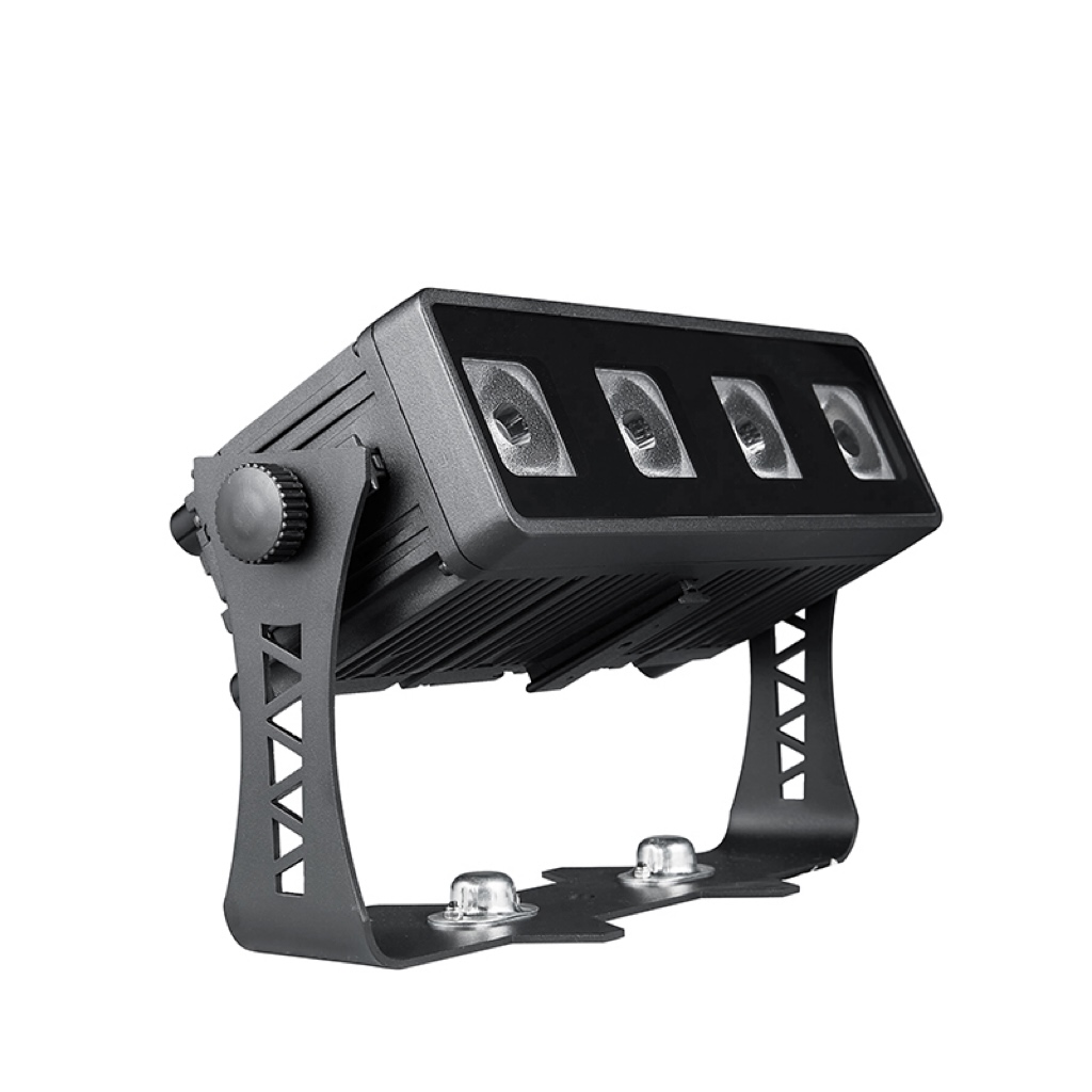 IP Waterproof 4x20w Battery Powered Wifi App Remote DMX Wireless Spliceable Pixel LED Uplight Up lights