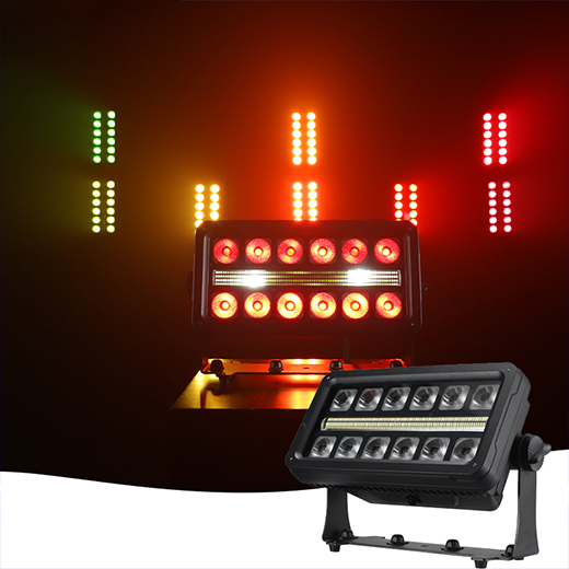 IP Waterproof Outdoor 12X20W RGBW+312x1W LED Wash Strobe Light