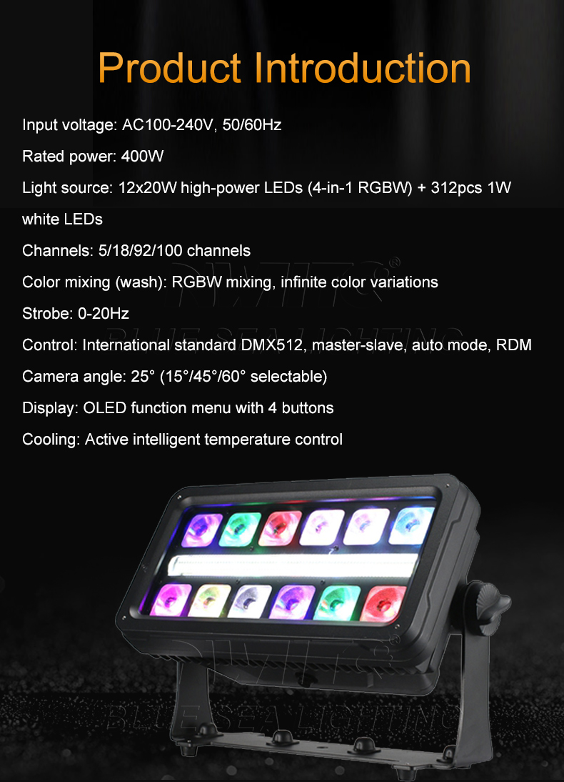 400W Waterproof LED Strobe Wash
