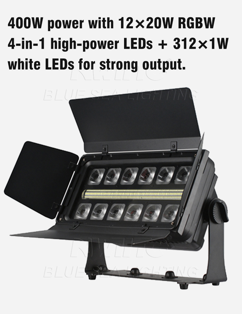 12x20W RGBW Outdoor LED Strobe