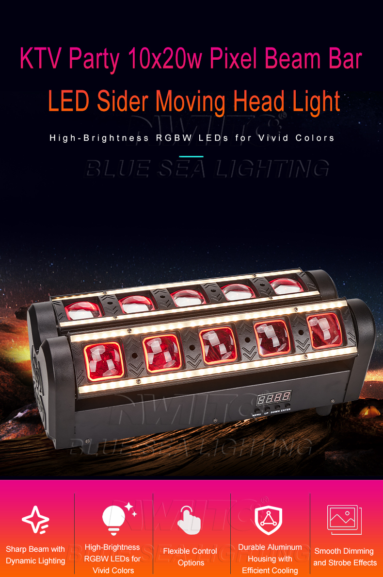 10x20W Pixel Beam Bar Light