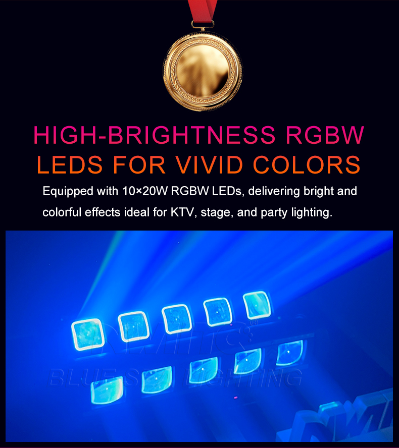 RGBW LED Pixel Beam Bar 200W