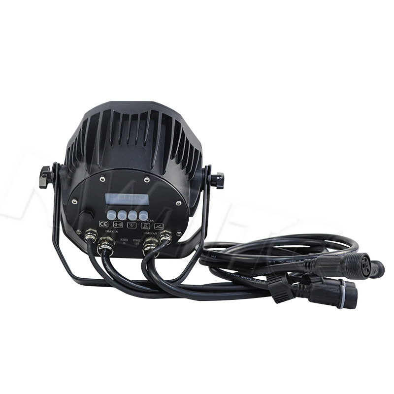 DJ Party Waterproof IP65 LED Par Can Light 7x10W RGBW 4in1 Uplight Projection Lights