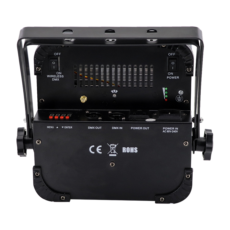 L-114 Wash Lighting 9x18w 6in1 Flat Dmx Wireless Battery Powered Led Par Stage Lights