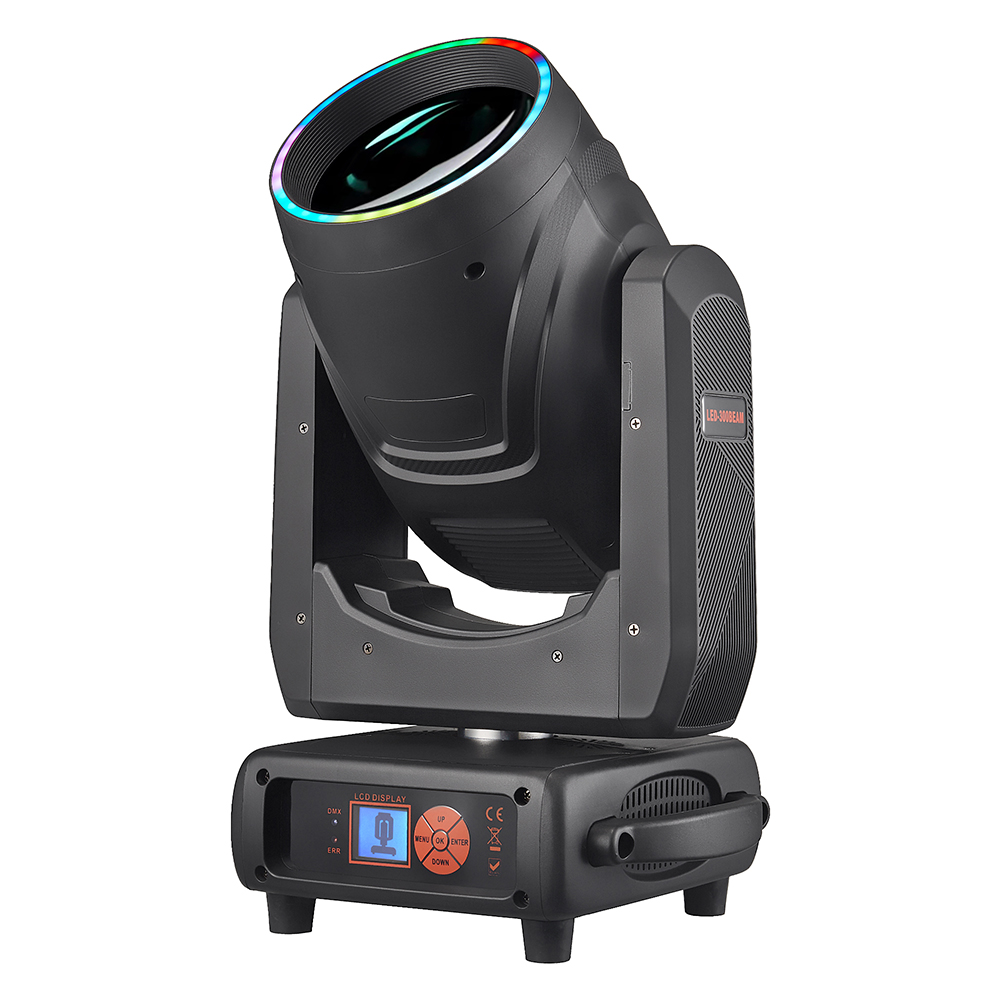LED 300W Module Super Beam  Moving Head Light With LED Ring