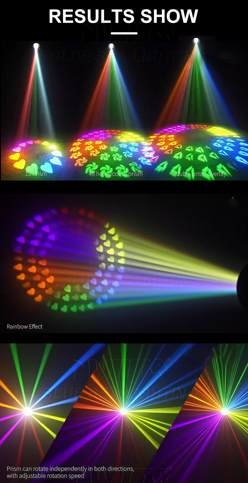 540° pan 270° tilt LED Beam Moving Head with auto reset