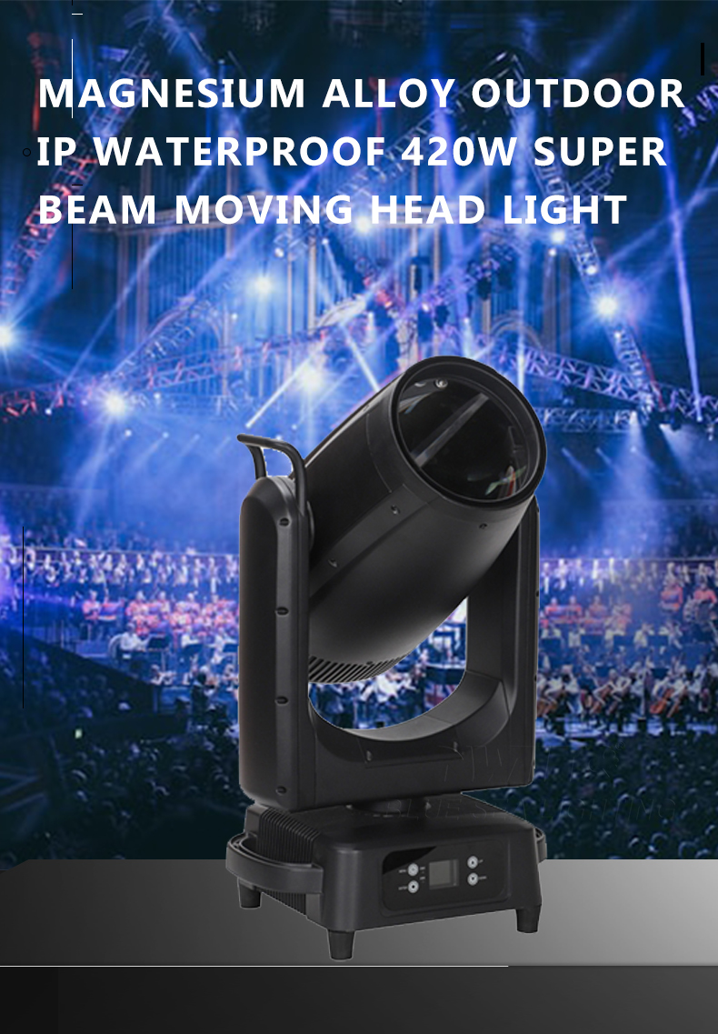 420W IP65 waterproof beam moving head light