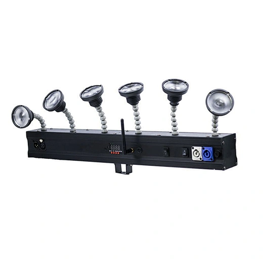 Magnet base 6pcs 10W single white LED flashlight spot light