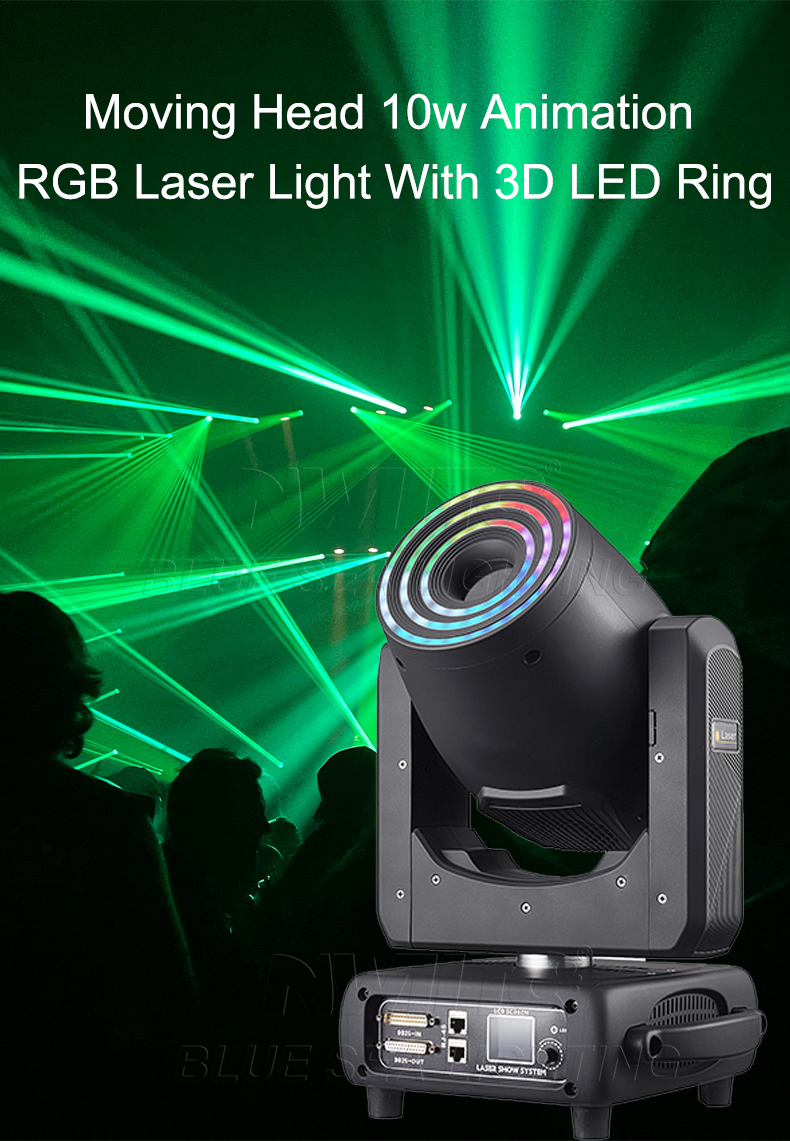 10W RGB Laser Moving Head