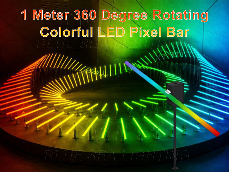 1m 360° Rotating LED Pixel Bar